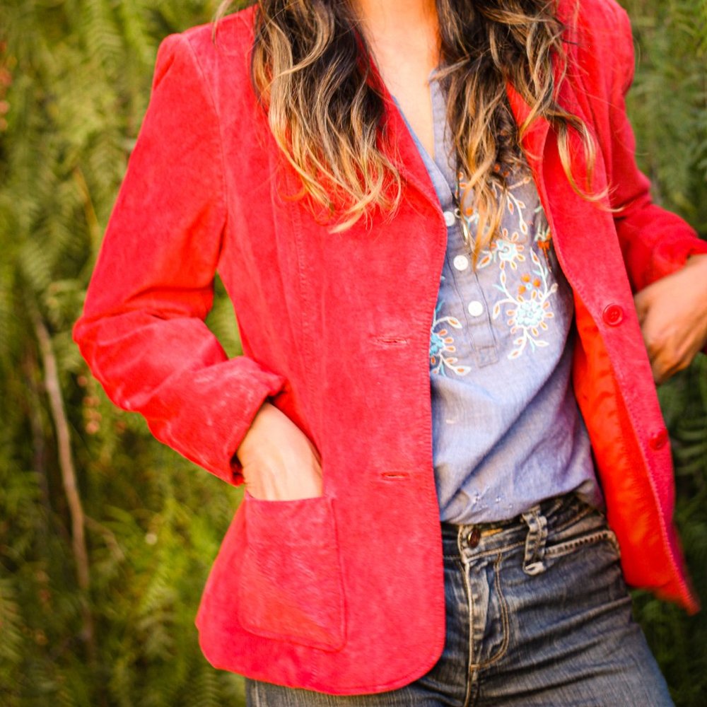 Red Suede Jacket